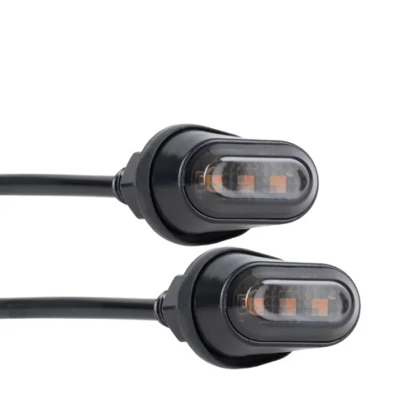 MC Blinklys sæt – Oxford DarkEye Flush Fit Micro Indicators EL352