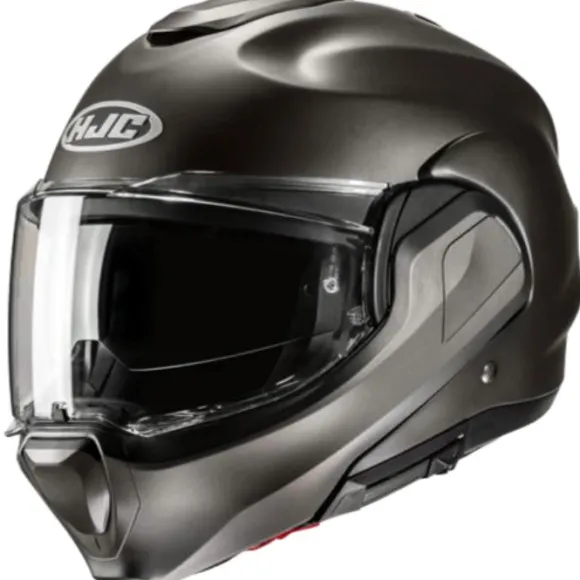 MC Flip Up hjelm – HJC F100 Semi Flat Titanium