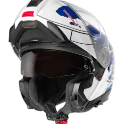 MC Flip Up hjelm – Schuberth C5 Globe Blue
