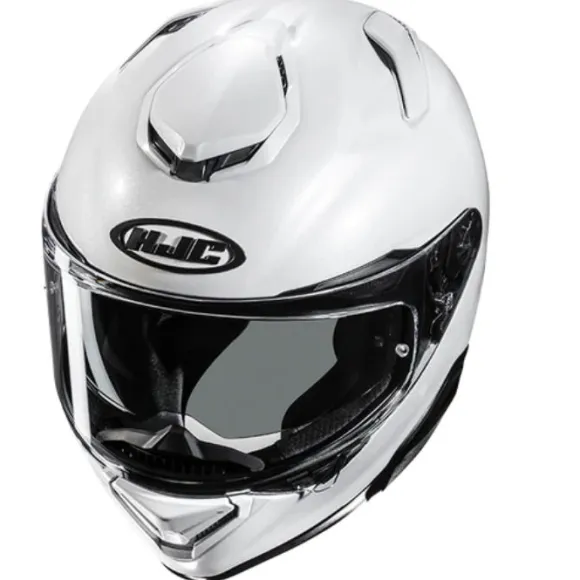 MC-hjelm fullface – HJC RPHA72 Pearl White