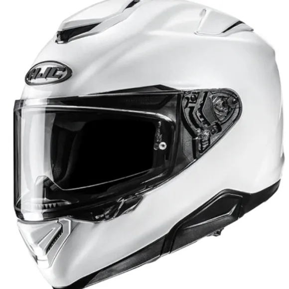 MC-hjelm fullface – HJC RPHA72 Pearl White