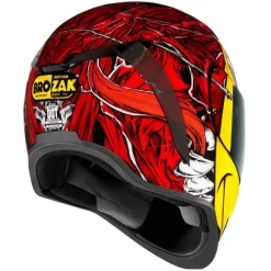 MC-hjelm fullface – Icon Airform Brozak MIPS Rød 22.06