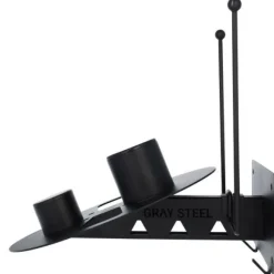 MC-Hjelmholder – Gray Steel X7 Hjelm- og Udstyrsholder Mat Sort