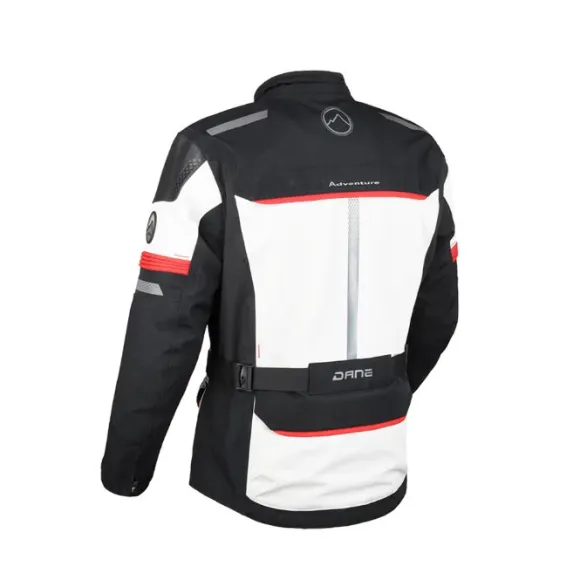 MC-Jakke – Dane Bornholm Gore-Tex Pro Sort/Rød/Grå