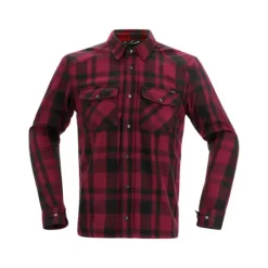MC-Jakke – Richa Forest Shirt Sort/Burgundy
