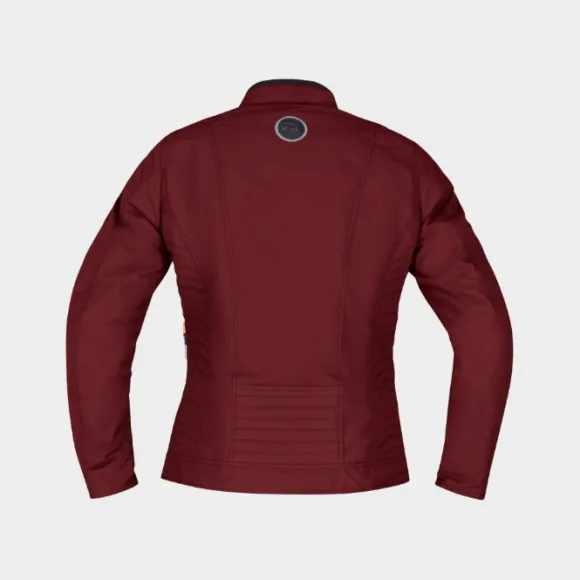 MC-jakke – Richa Lausanne Textile WP Burgundy
