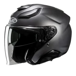 MC-Pilothjelm – HJC F31 Semi Flat Titanium
