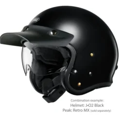 MC-Pilothjelm – Shoei J.O2 Black