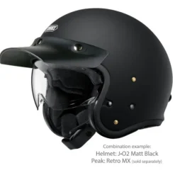 MC-Pilothjelm – Shoei J.O2 Matt Black