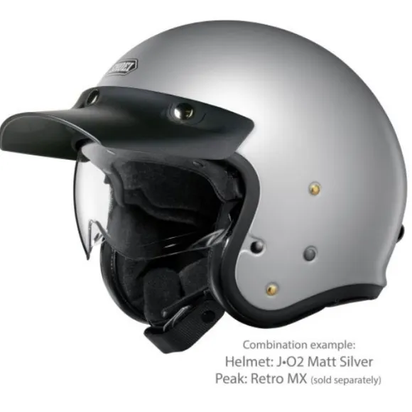 MC-Pilothjelm – Shoei J.O2 Matt Light Silver