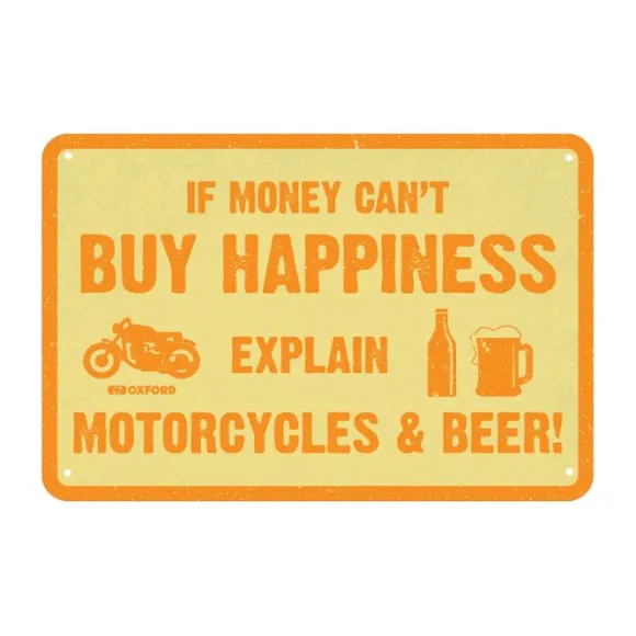 MC-Skilte – Oxford Garageskilt – Buy Happiness OX373