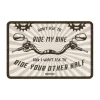 MC-Skilte – Oxford Garageskilt – Don’t Ask To Ride My Bike OX372