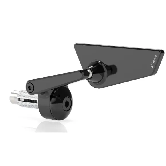MC-Spejl – Rizoma Cut-Edge Styrende Spejl Sort Højre BS295B